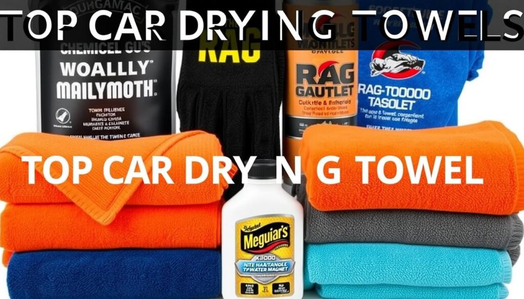 A collection of the best car drying towels from the review arranged together A collection of the best car drying towels from the review arranged together