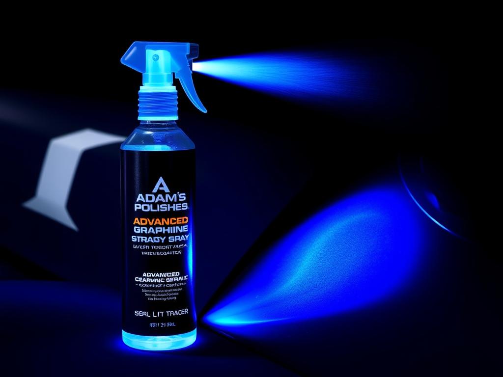 Adam's Polishes Advanced Graphene Ceramic Spray with UV tracer technology demonstration Adam's Polishes Advanced Graphene Ceramic Spray with UV tracer technology demonstration
