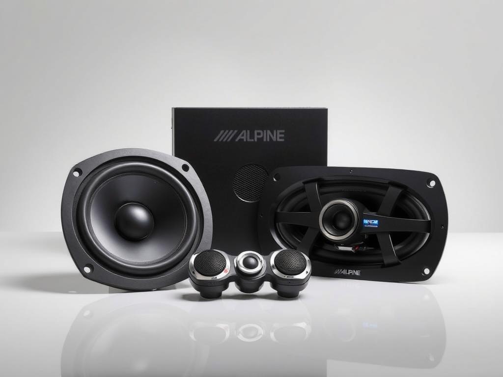 Alpine R-Series component speakers with crossover network - best car audio brands Alpine R-Series component speakers with crossover network - best car audio brands