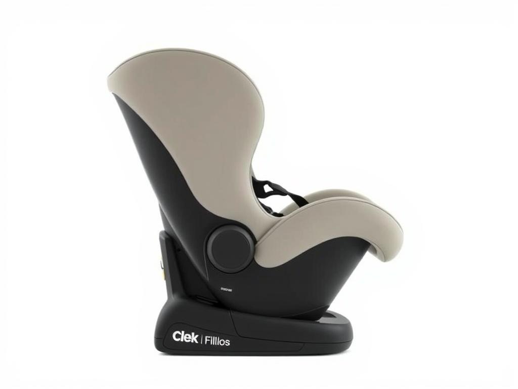 Clek Fllo compact convertible car seat showing slim profile