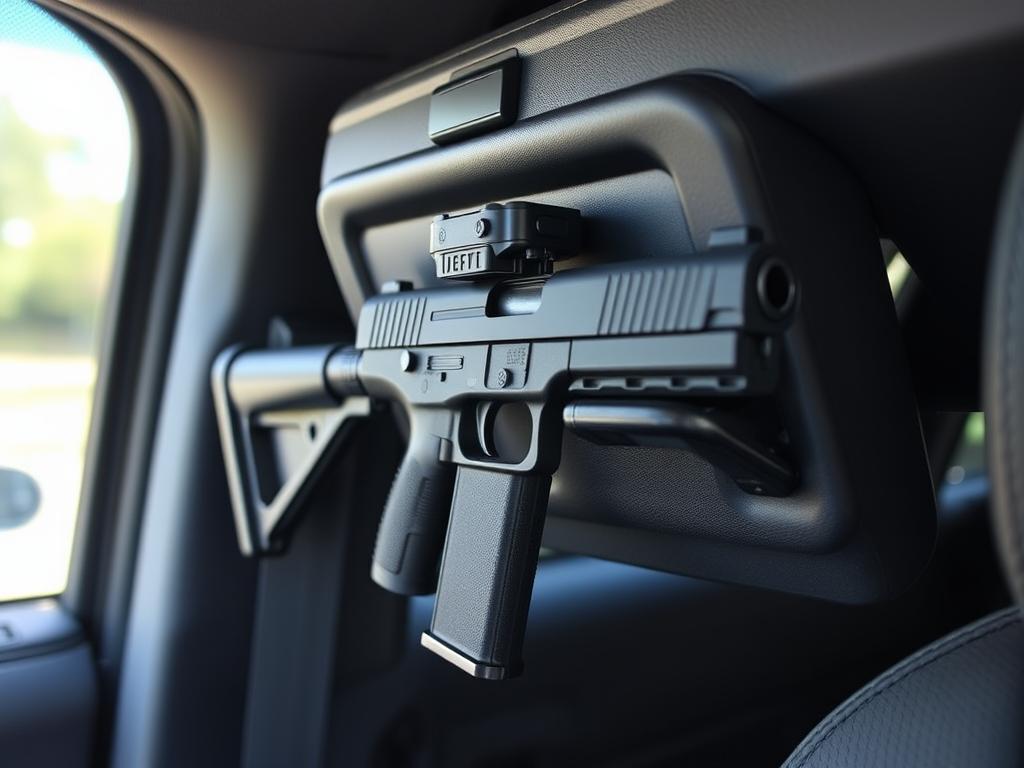 Concealed gun mount that complies with visibility laws Concealed gun mount that complies with visibility laws
