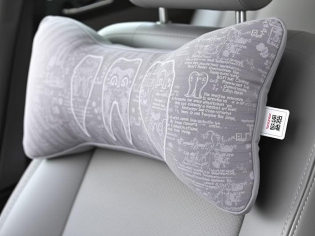 Cushion Lab Extra Dense Lumbar Pillow showing tooth shape Cushion Lab Extra Dense Lumbar Pillow showing tooth shape