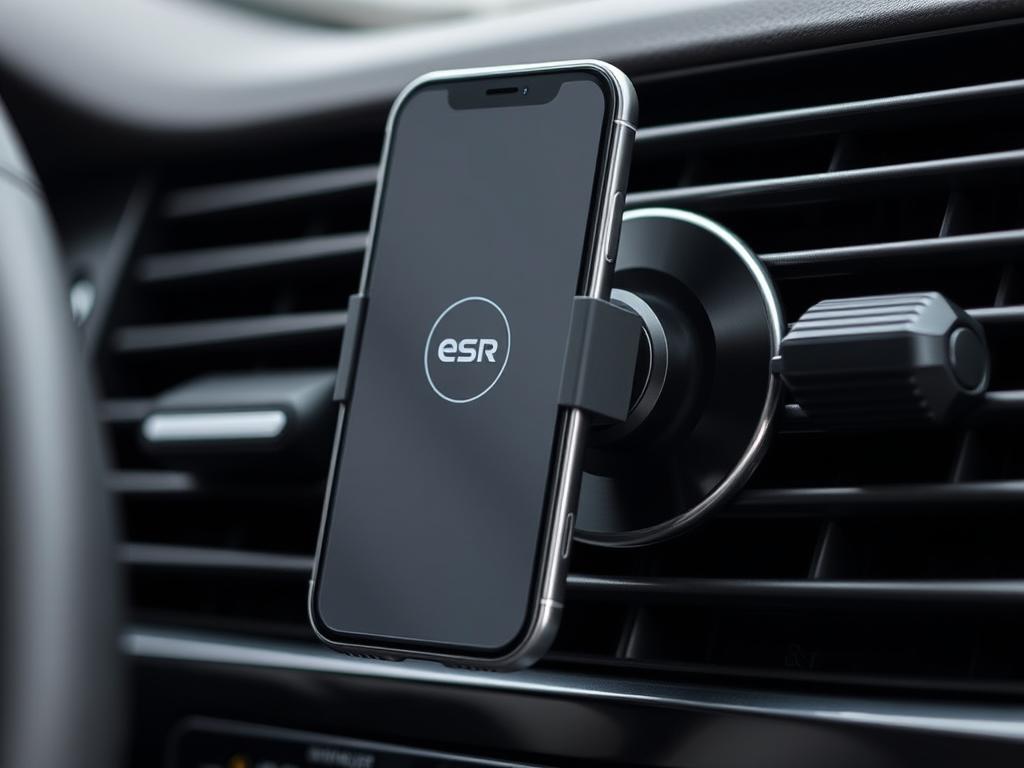 ESR HaloLock Qi2 MagSafe car charger with CryoBoost technology ESR HaloLock Qi2 MagSafe car charger with CryoBoost technology