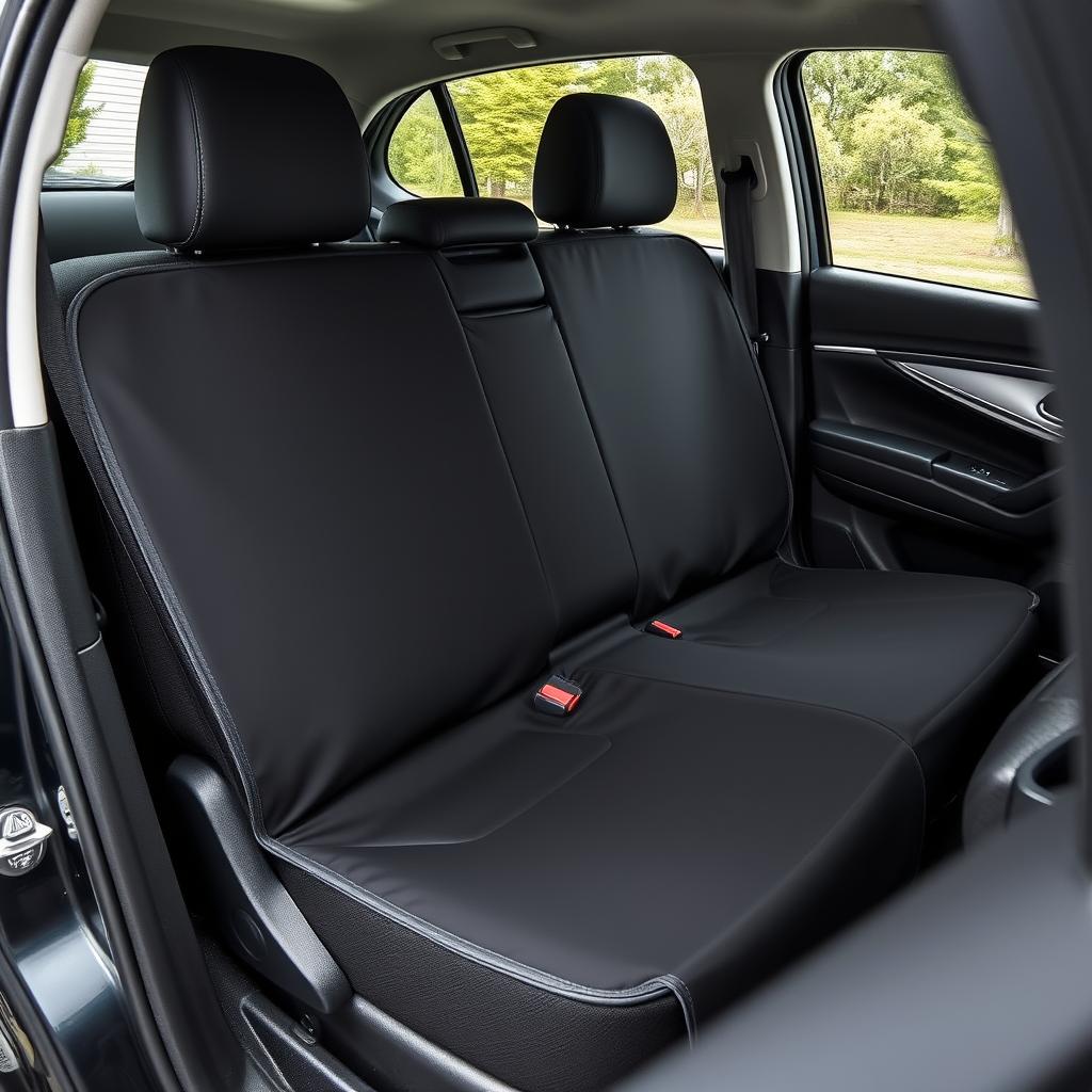 Enovoe car seat protector with kick mat functionality