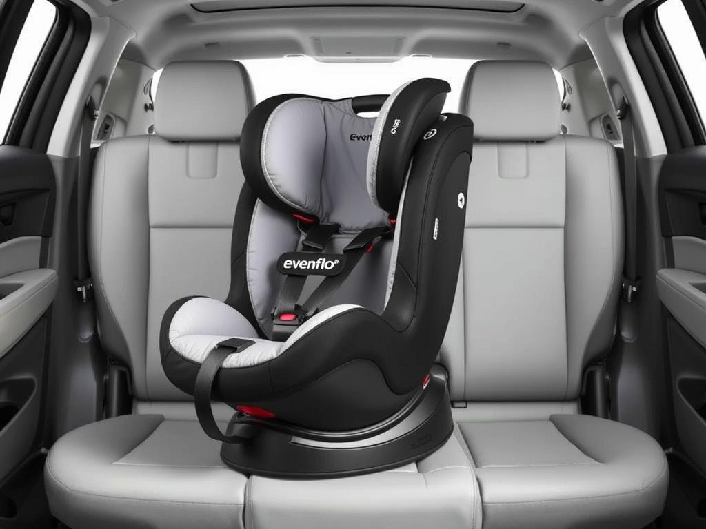 Evenflo Symphony DLX all-in-one slim car seat