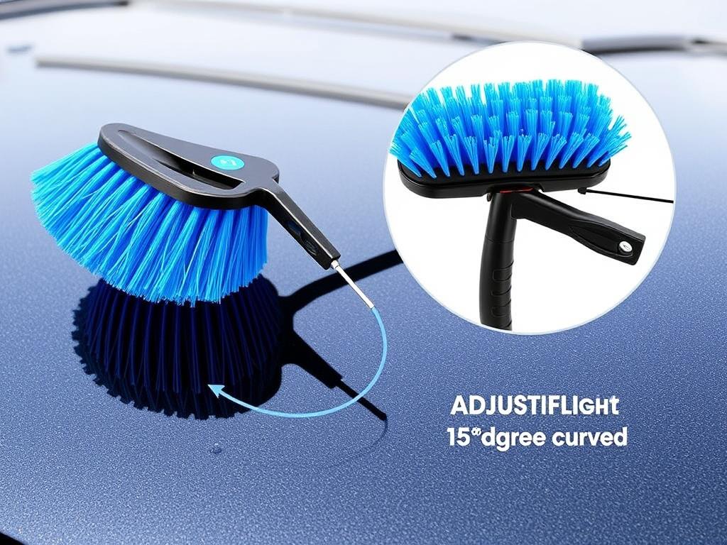 Hmdswa Ultimate Car Wash Brush with microfiber brush head and adjustable length Hmdswa Ultimate Car Wash Brush with microfiber brush head and adjustable length