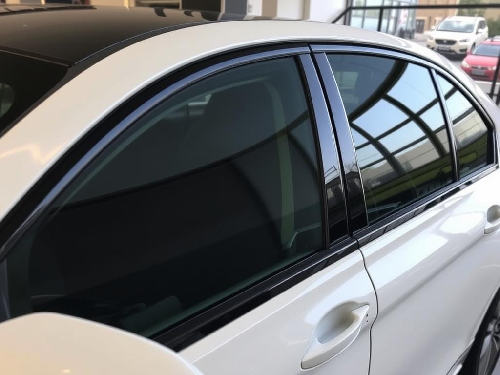 Huper Optik Ceramic 30 window tint on a luxury vehicle Huper Optik Ceramic 30 window tint on a luxury vehicle