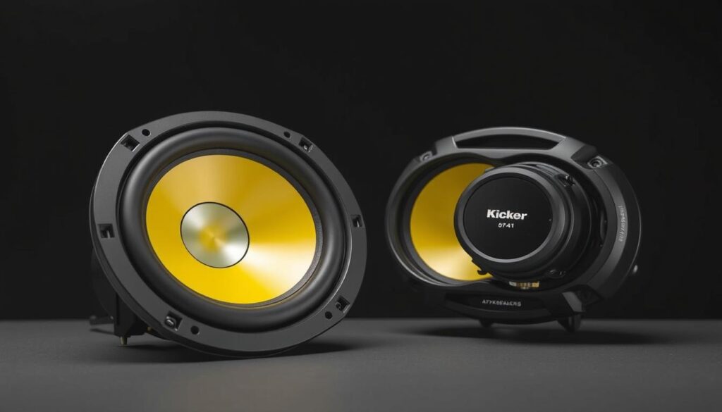 Kicker 47KSC6904 6x9 car speakers with extended voice coil technology for deeper bass Kicker 47KSC6904 6x9 car speakers with extended voice coil technology for deeper bass
