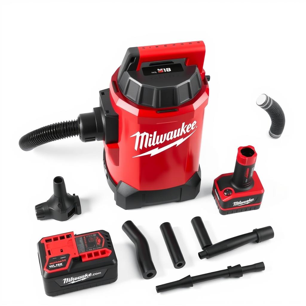 Milwaukee M18 Cordless Wet/Dry Vacuum for car detailing