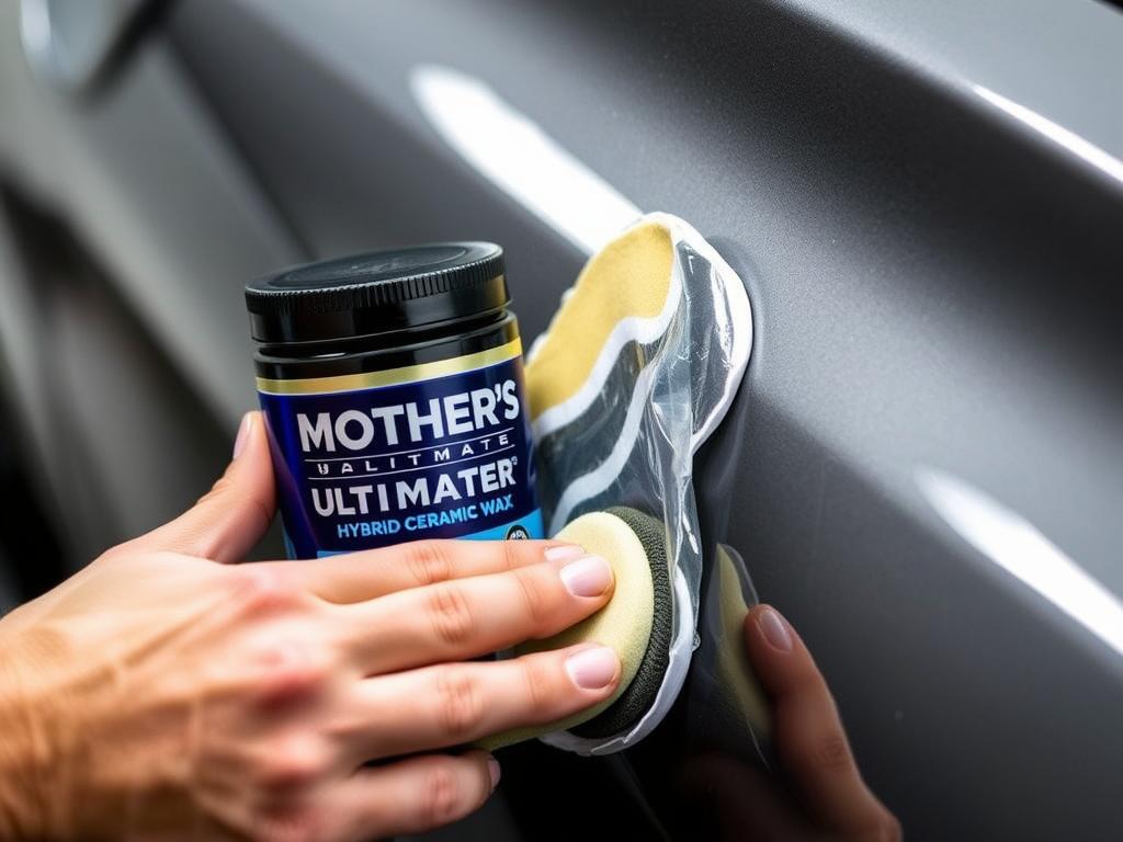 Mother's Ultimate Hybrid Ceramic Wax paste application process Mother's Ultimate Hybrid Ceramic Wax paste application process