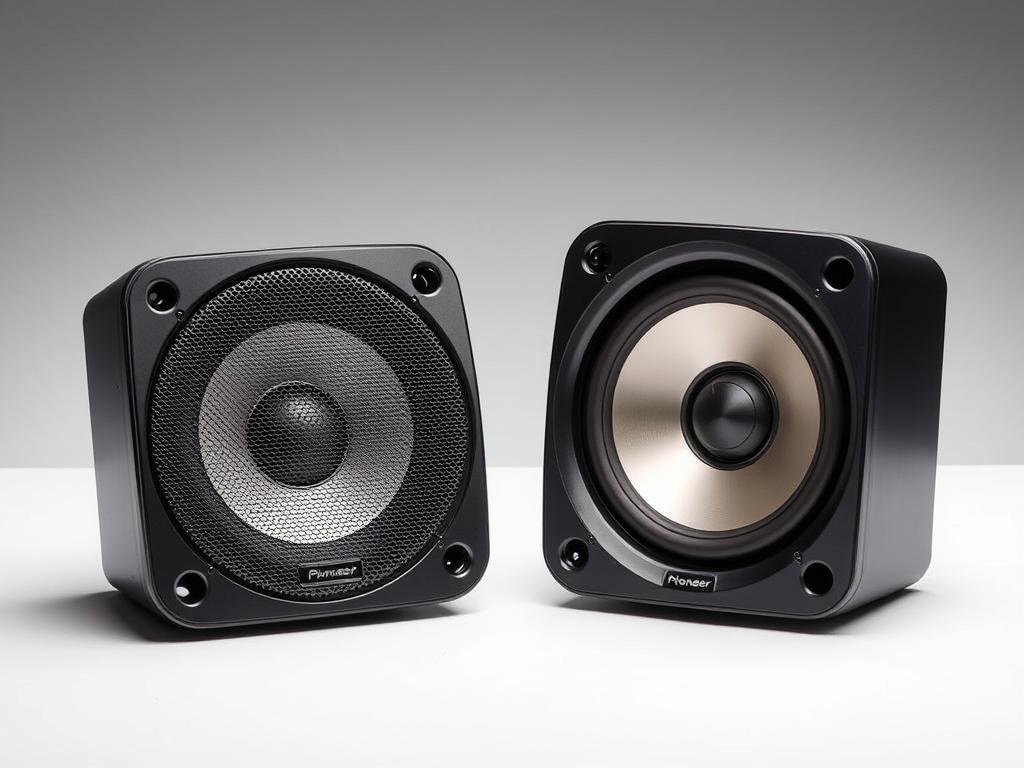 Pioneer TS-A series speakers with protective grilles - best car audio brands Pioneer TS-A series speakers with protective grilles - best car audio brands