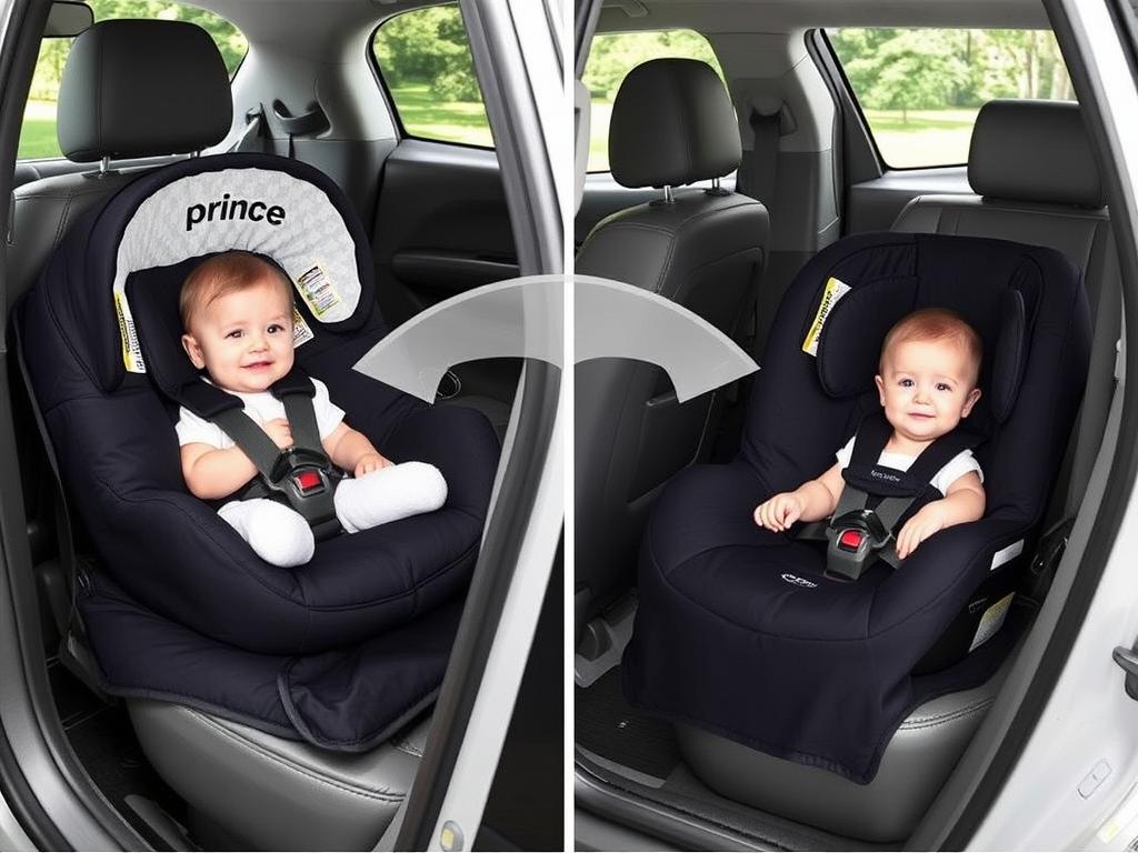 Prince Lionheart 2-Stage car seat protector designed for infant and convertible car seats Prince Lionheart 2-Stage car seat protector designed for infant and convertible car seats