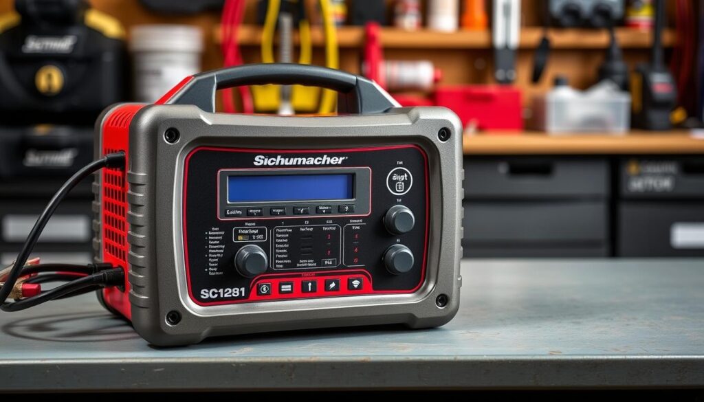 Schumacher SC1281 battery charger with digital display Schumacher SC1281 battery charger with digital display