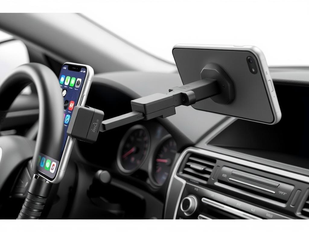 Spigen OneTap Pro MagSafe car mount with adjustable arm Spigen OneTap Pro MagSafe car mount with adjustable arm