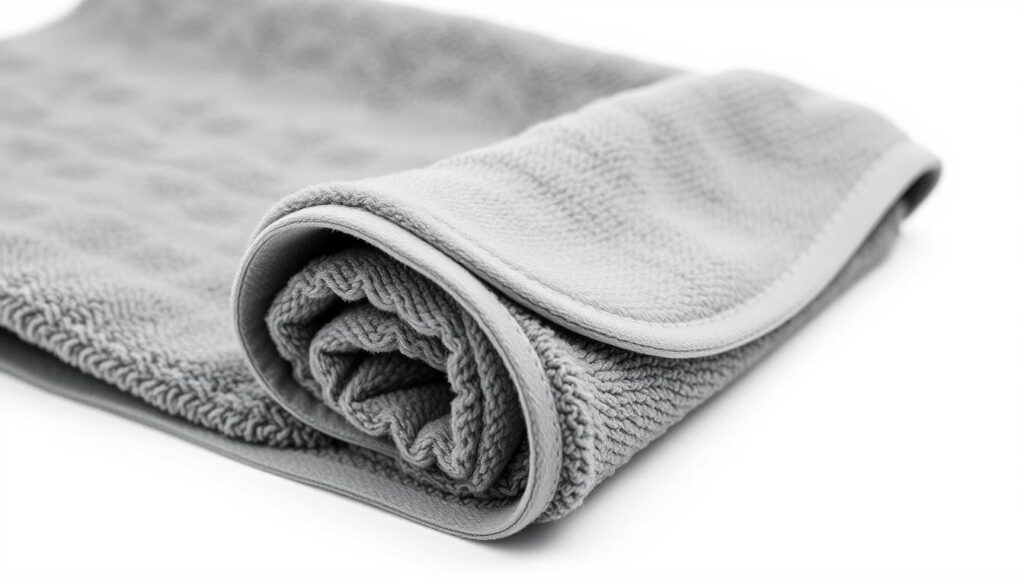 The Rag Company Gauntlet microfiber drying towel shown in gray color The Rag Company Gauntlet microfiber drying towel shown in gray color