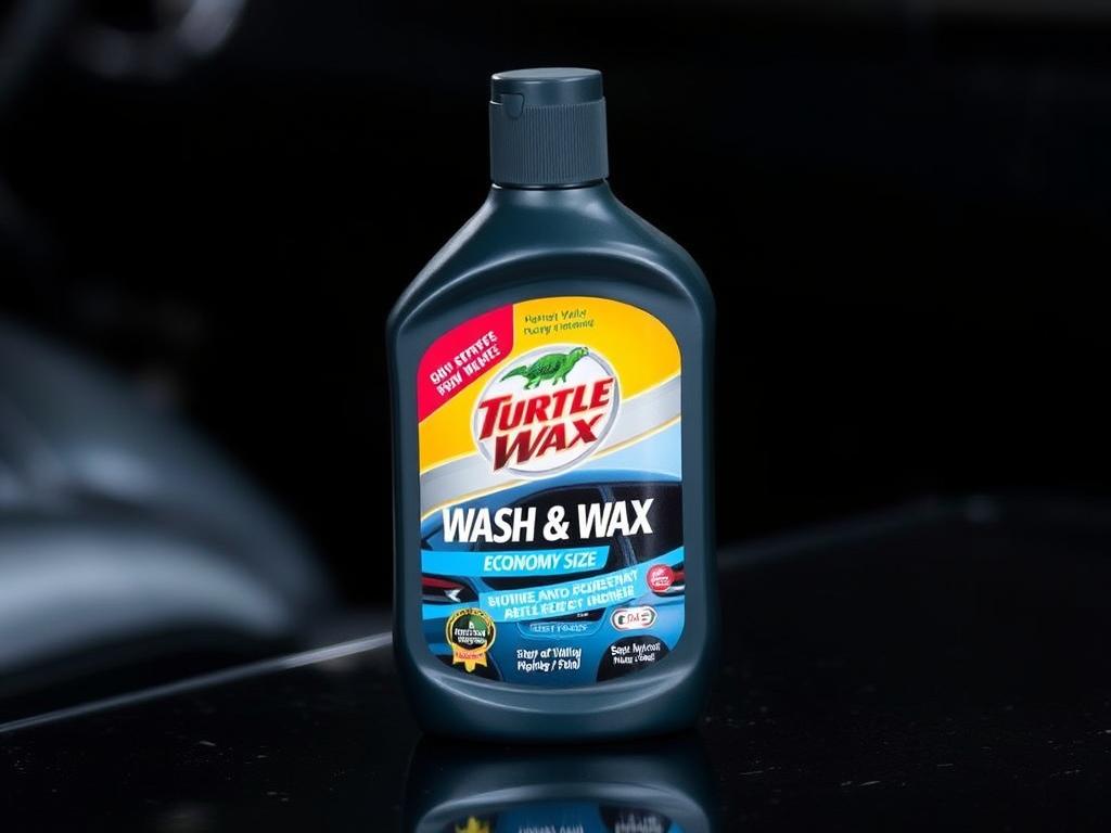 Turtle Wax Wash & Wax bottle - economical waterless car wash solution Turtle Wax Wash & Wax bottle - economical waterless car wash solution