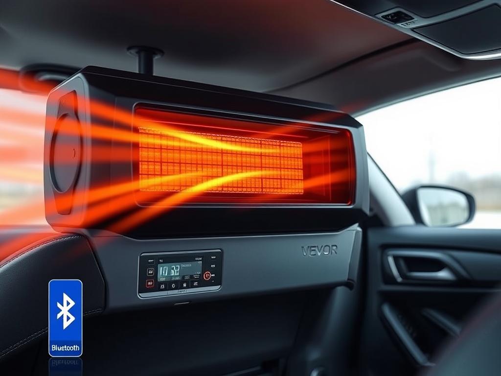 VEVOR 8KW Diesel Heater with Bluetooth control and LCD display VEVOR 8KW Diesel Heater with Bluetooth control and LCD display