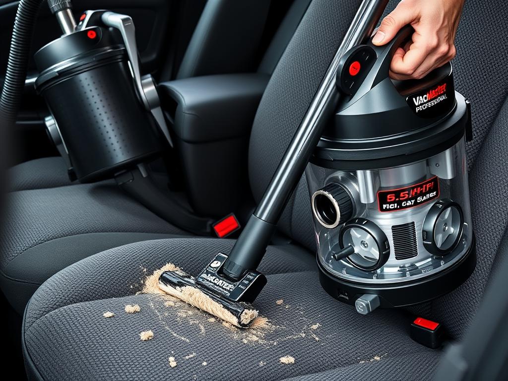 Vacmaster Professional 5.5 HP 5 Gallon Beast Series vacuum cleaning car seats Vacmaster Professional 5.5 HP 5 Gallon Beast Series vacuum cleaning car seats