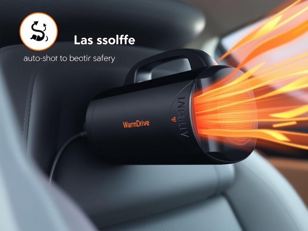 WarmDrive 150W Portable Car Heater with safety features WarmDrive 150W Portable Car Heater with safety features