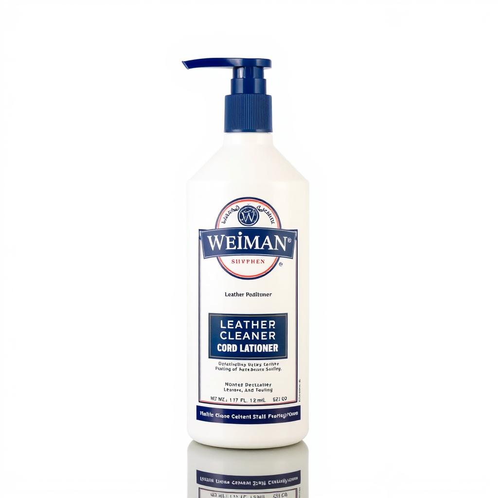Weiman Leather Cleaner and Conditioner bottle