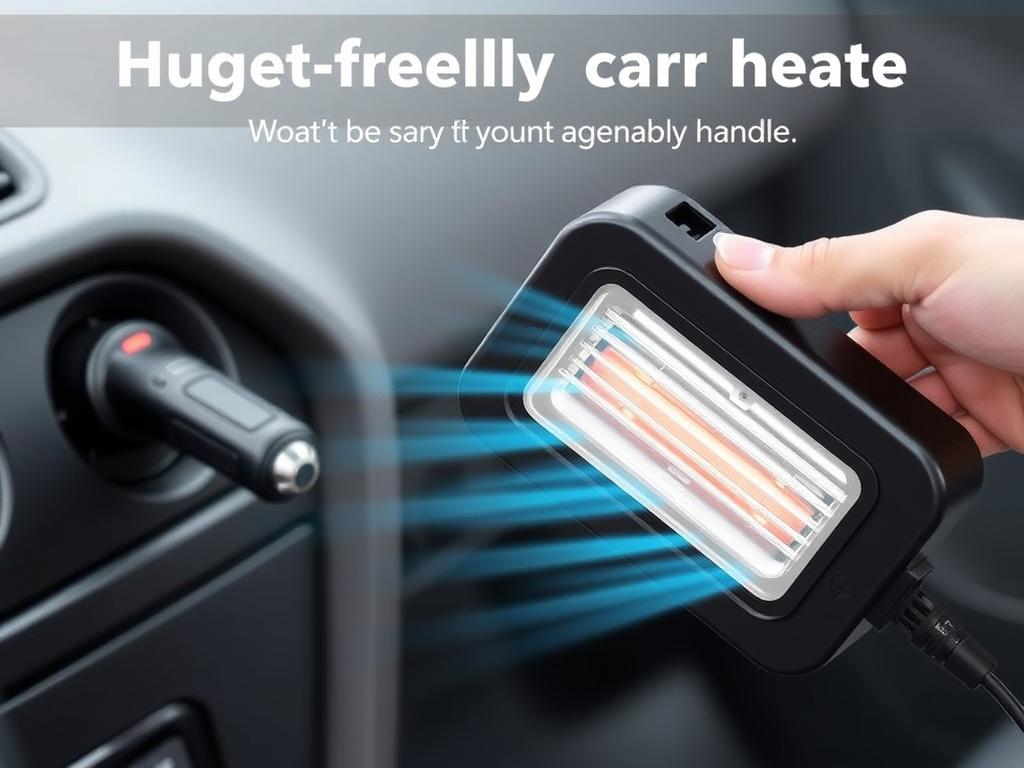 WheelX 150W Rotatable Car Heater budget option WheelX 150W Rotatable Car Heater budget option