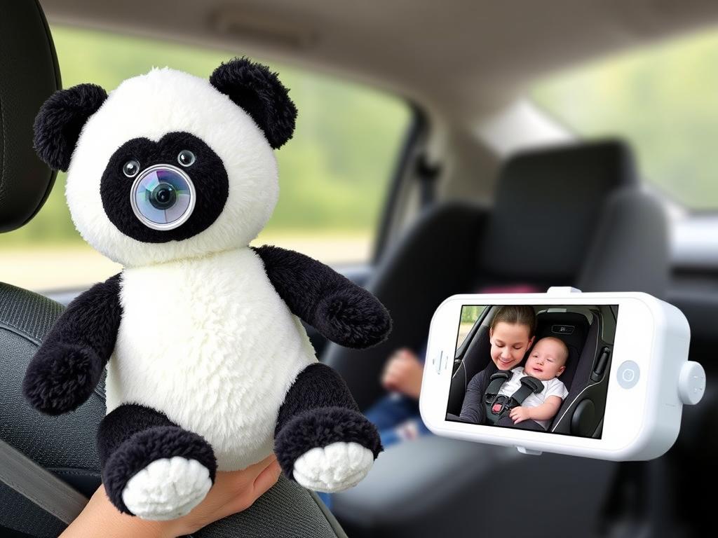 Zooby Baby Monitor Camera disguised as cute stuffed animal