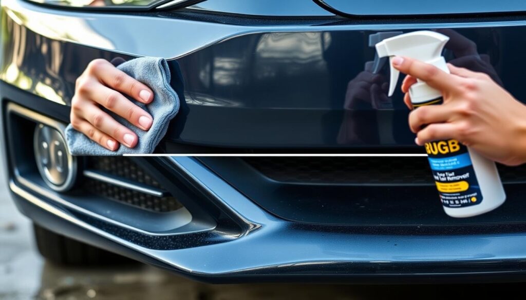 best way to remove bugs from car