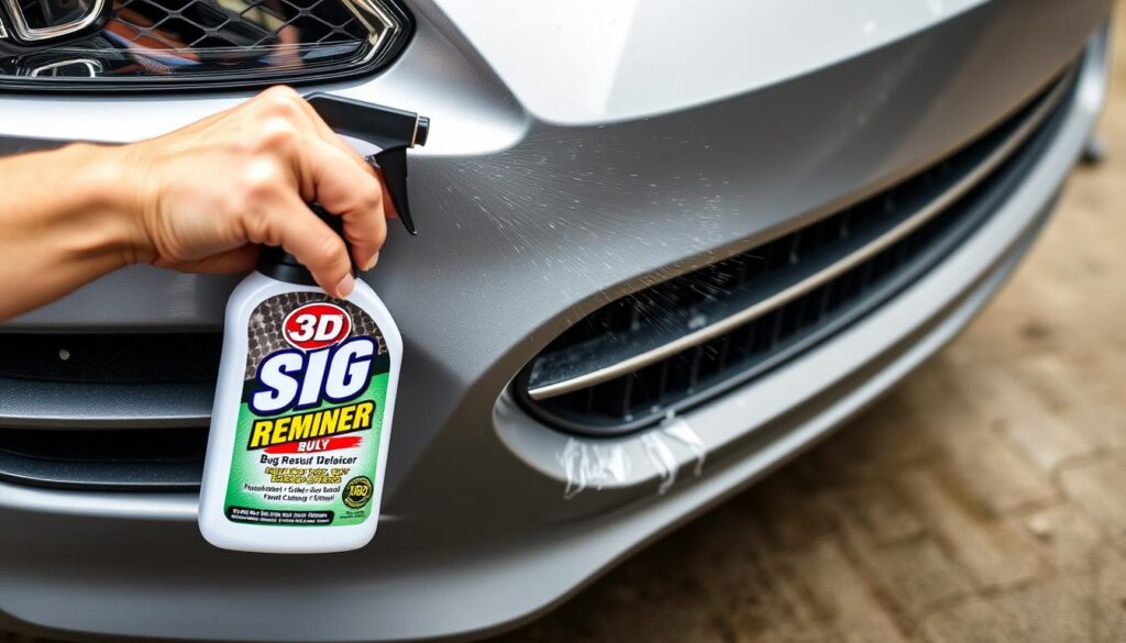 3D Bug Remover bottle and application