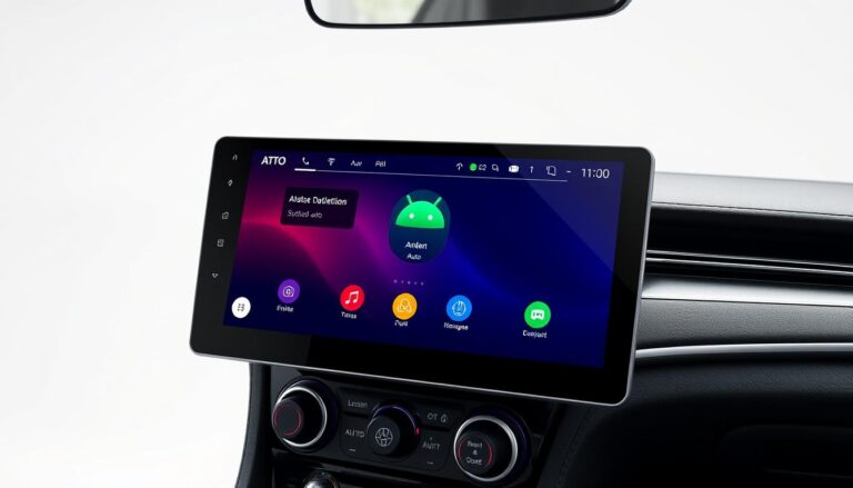 ATOTO S8 Ultra Android car stereo with 10.1-inch display showing Android Auto interface