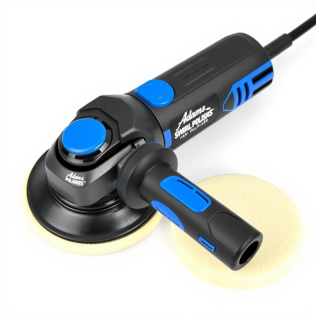 Adam's Polishes Swirl Killer car buffer polisher with dual-action movement