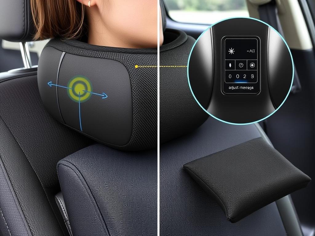 COMFIER Shiatsu Neck Back Massager with Heat showing neck massage feature