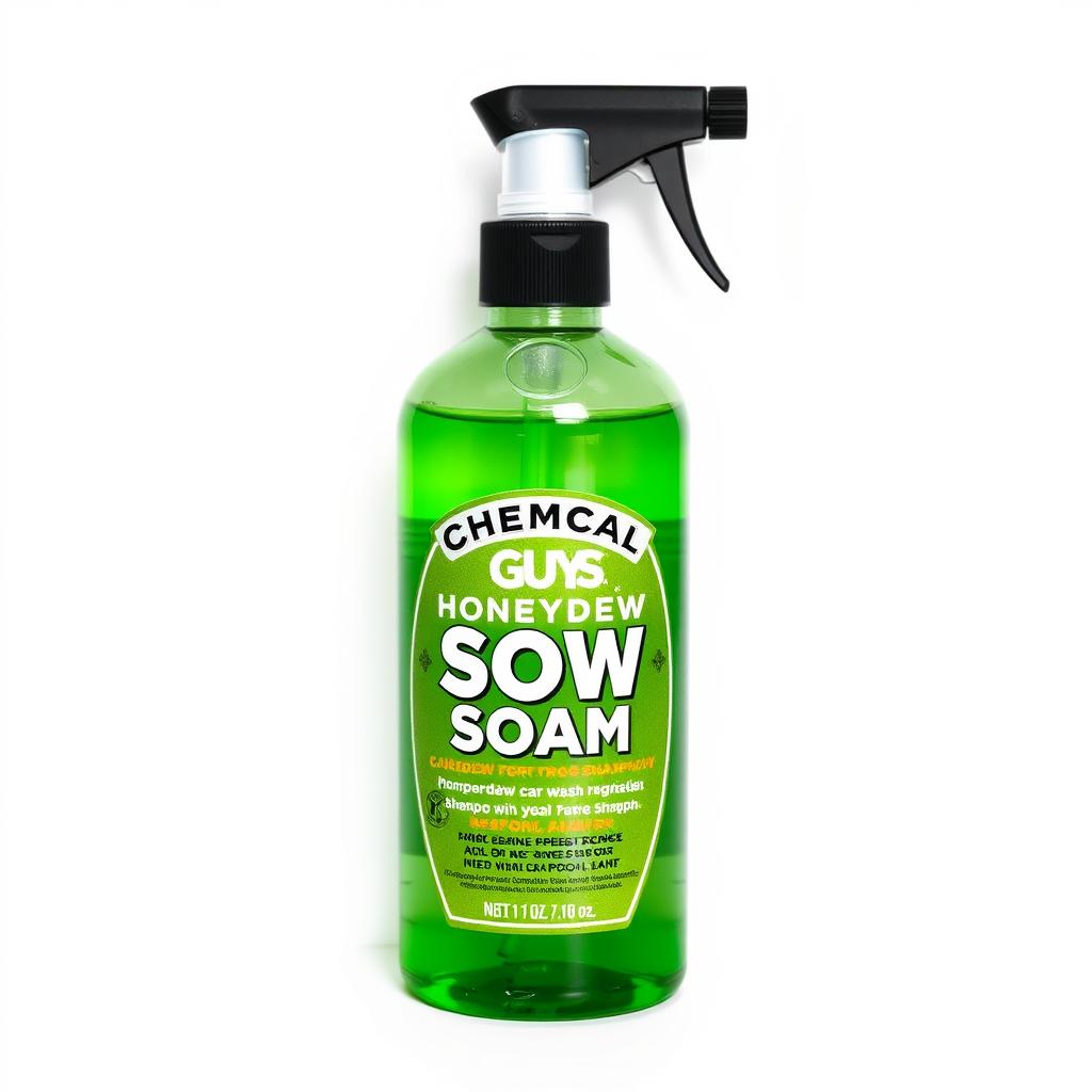 Chemical Guys Honeydew Snow Foam car wash shampoo with pH-neutral formula