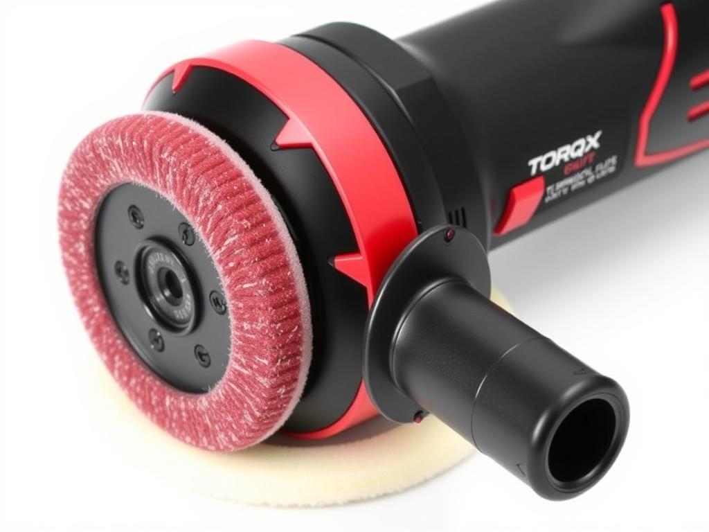 Chemical Guys TORQX Random Orbital Polisher with red accents