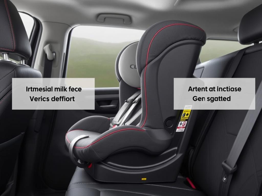 Clek Foonf Convertible Car Seat showing its narrow profile and rigid LATCH system