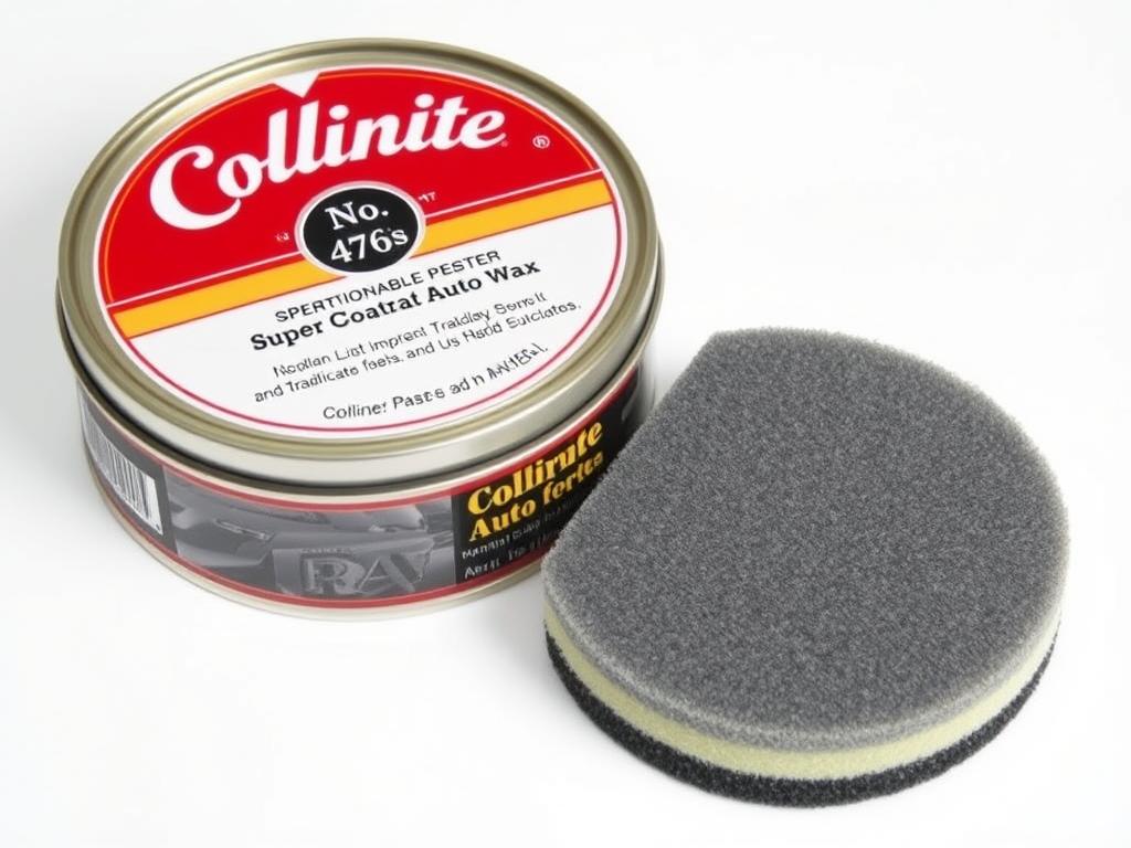 Collinite No. 476s Super DoubleCoat Auto Wax tin and application - best wax for new car