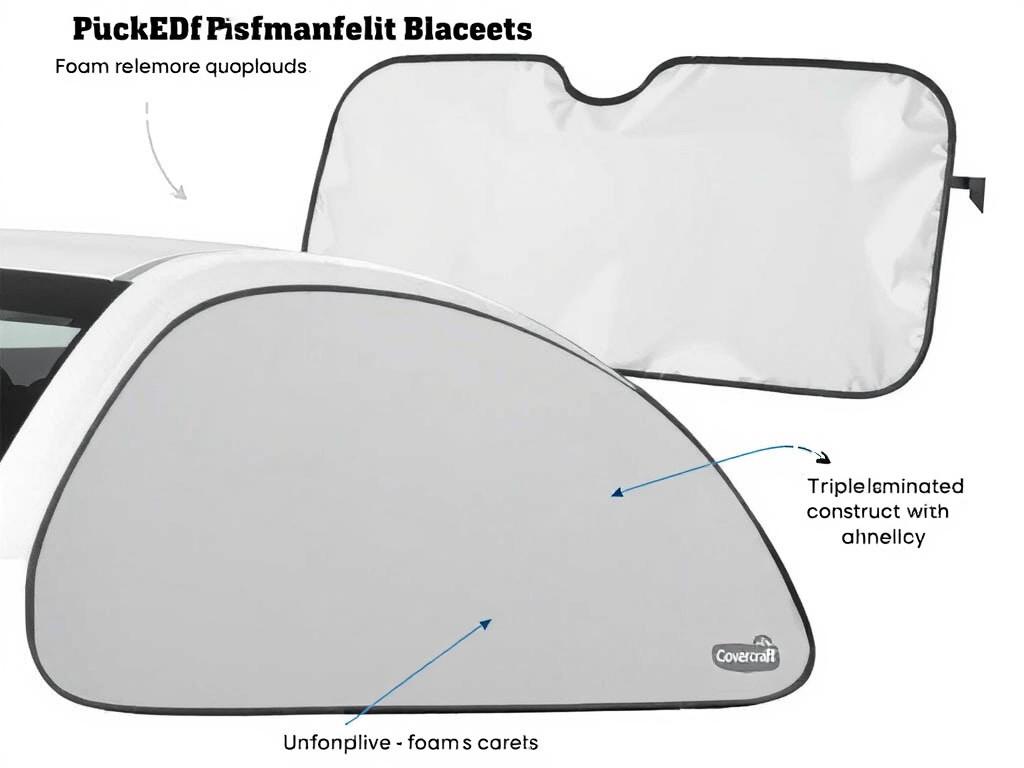 Covercraft UVS100 car window shade with custom fit