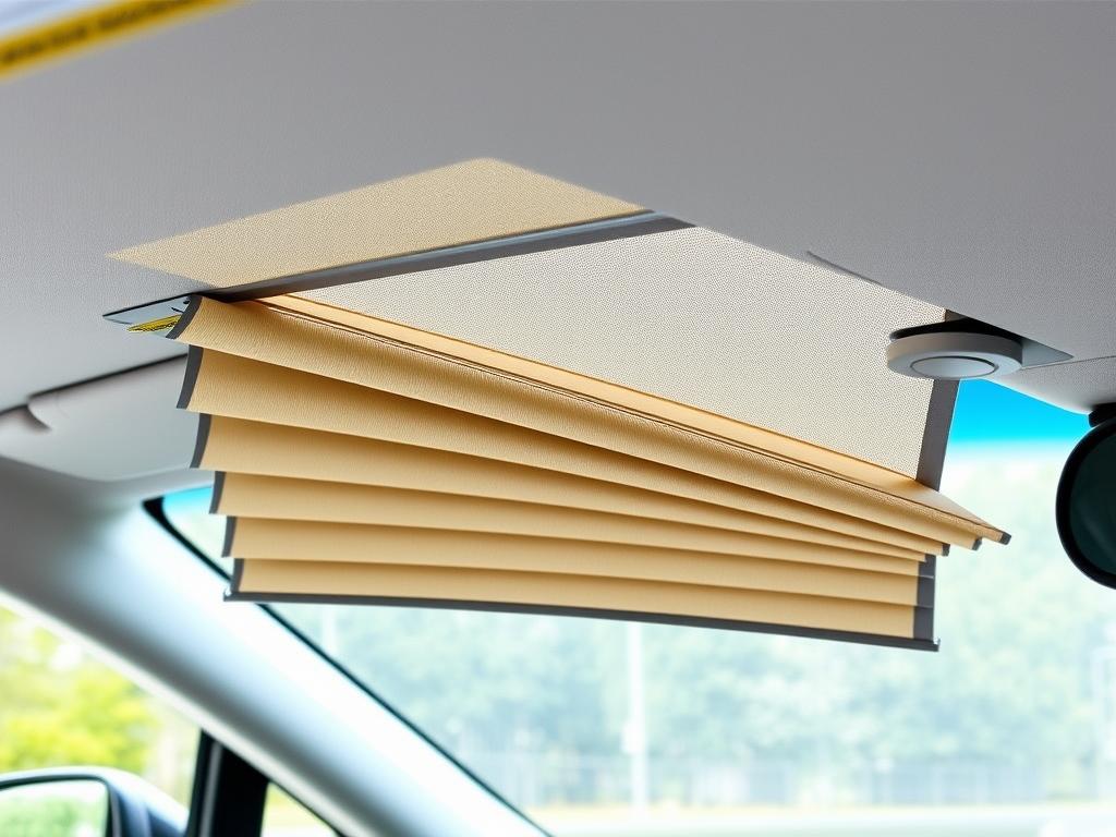 Dash Designs Retractable Shade for car windshield