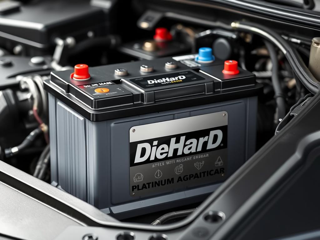 DieHard Platinum AGM Battery for car audio systems