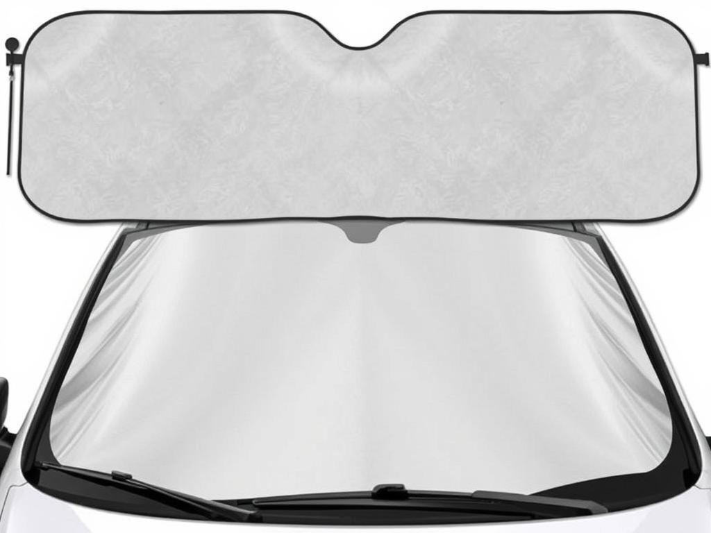 EzyShade 2-Piece Sunshade for car windshield