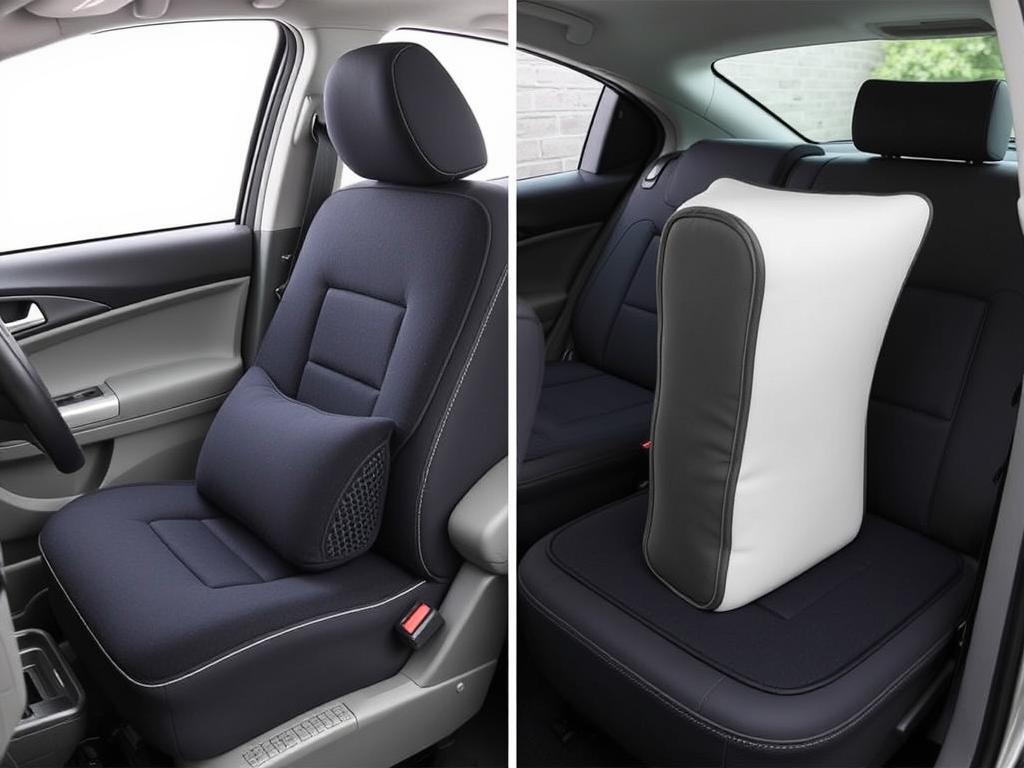 Fortem Seat Cushion with lumbar support pillow for complete back support