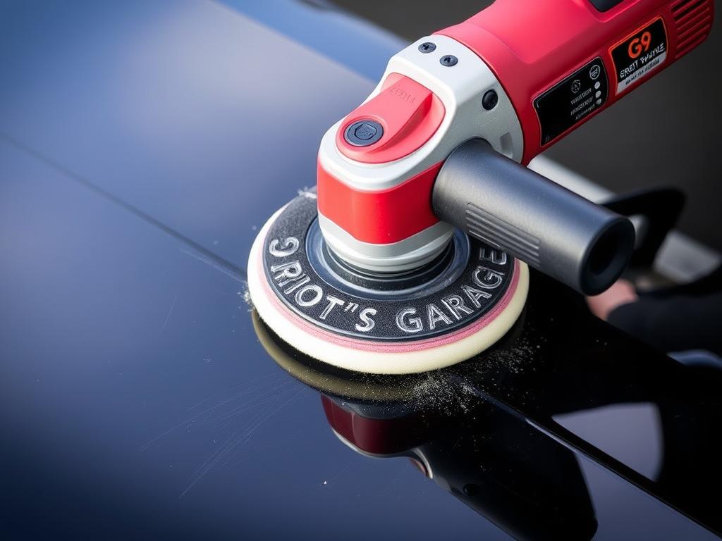 Griot's Garage G9 Random Orbital Polisher - value car polisher machine in action