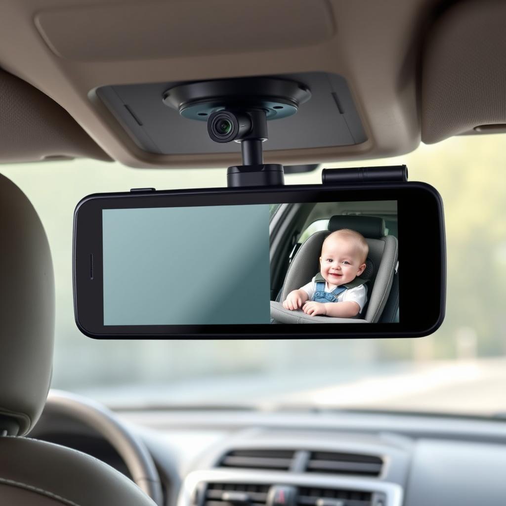 Itomoro Baby Car Camera with 4.3-inch HD display