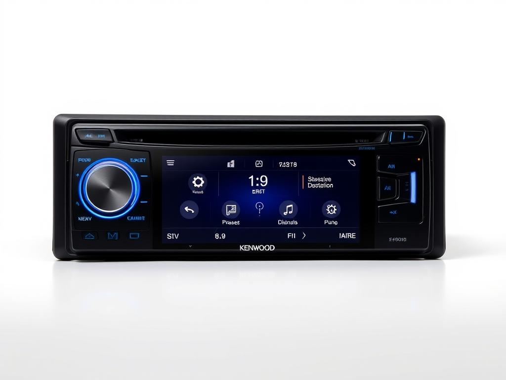 Kenwood DMX7706S double din car stereo with 6.95-inch screen