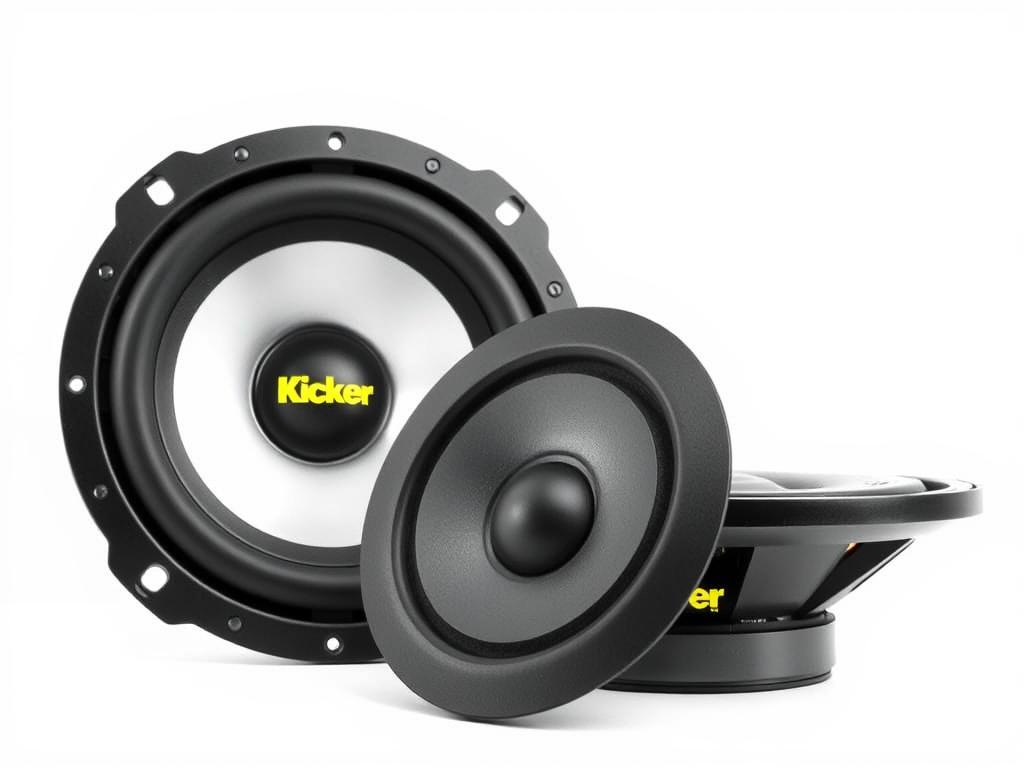 Kicker 43DSC6504 6.5-inch budget car speakers with PEI dome tweeter