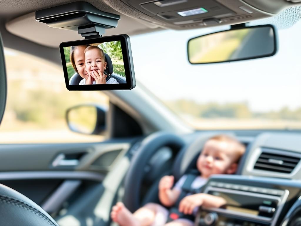 LuckView BM1 with 5-inch display mounted on dashboard