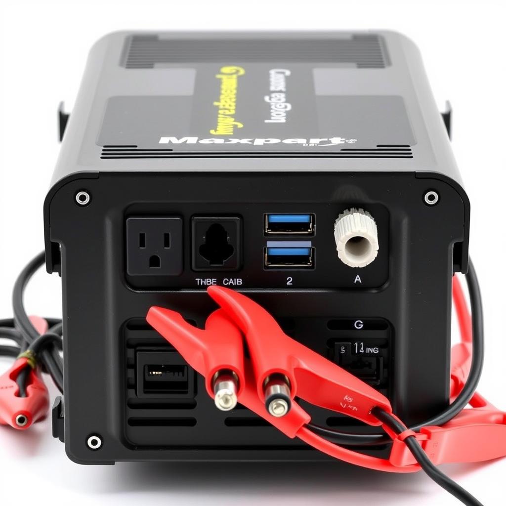 Maxpart 1000W Power Inverter with battery clamps