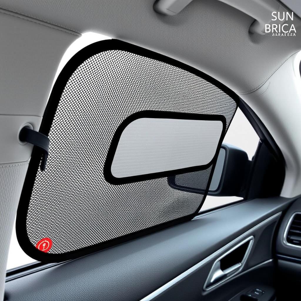 Munchkin Brica Sun Safety Car Window Shade with heat alert