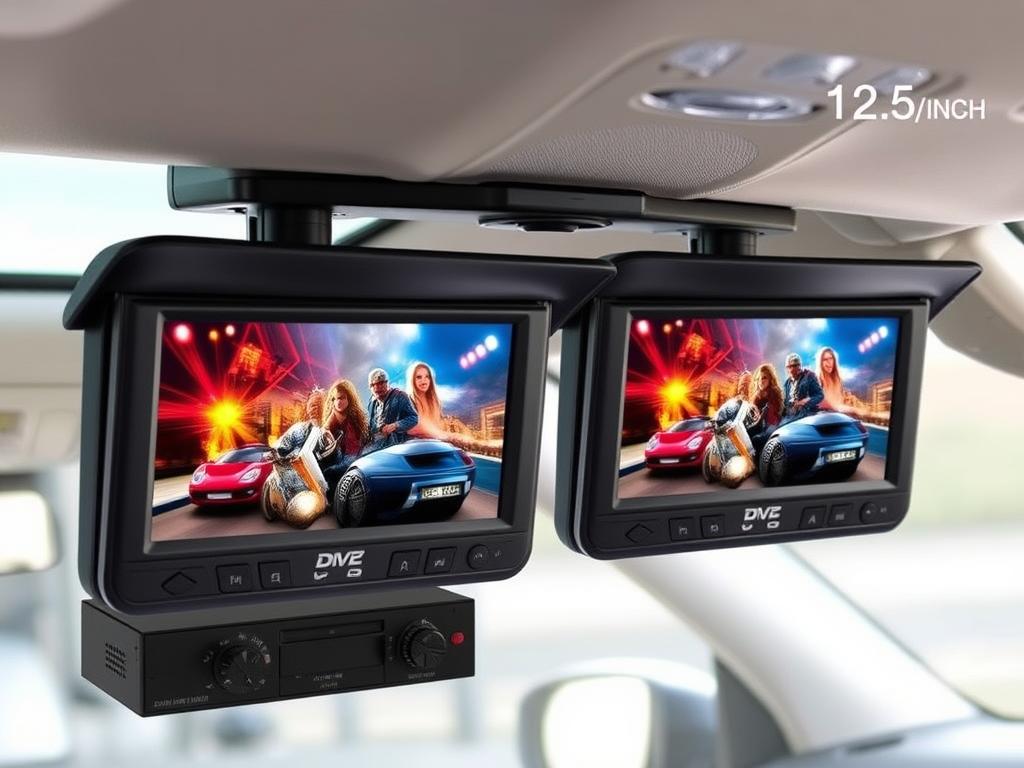 Naviskauto 12.5-inch Dual DVD Player for car headrests