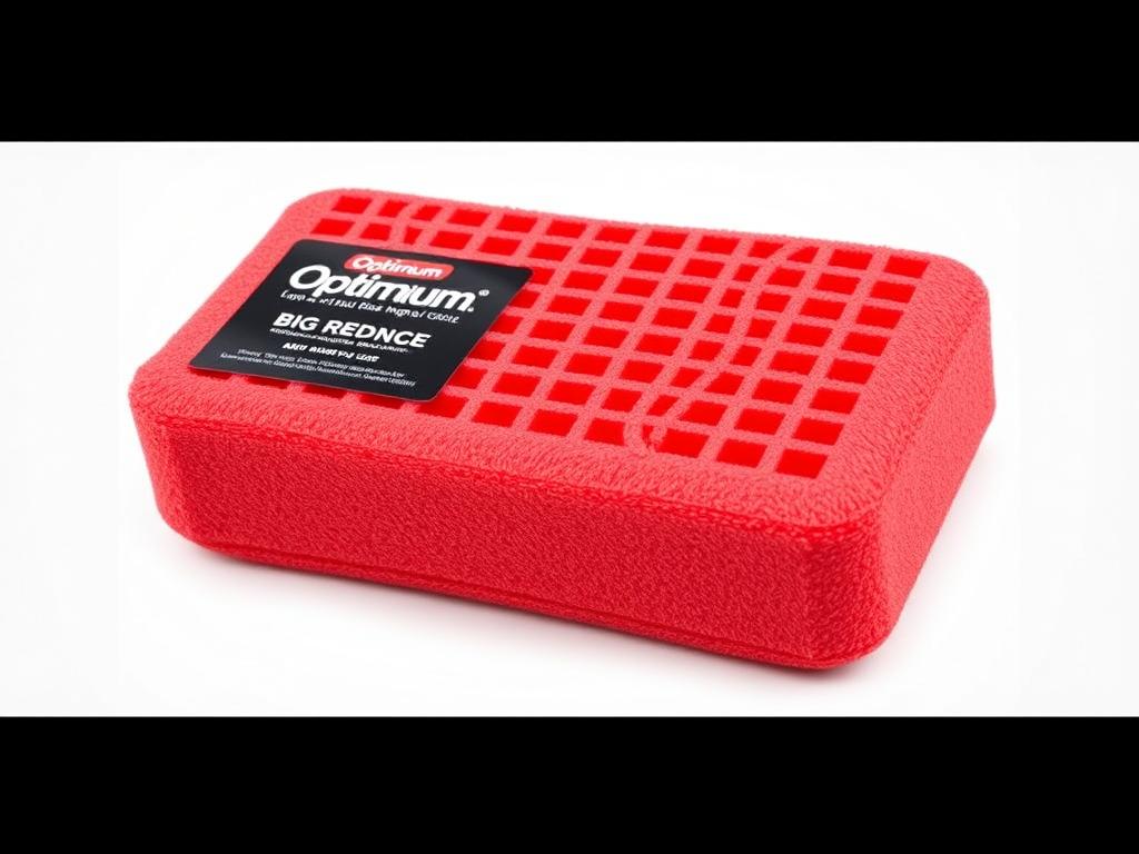 Optimum Big Red Sponge for rinseless car washing