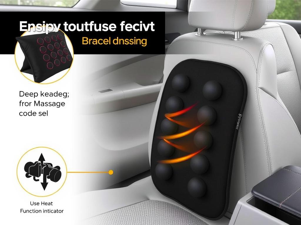 Papillon Back Massager with Heat showing compact design
